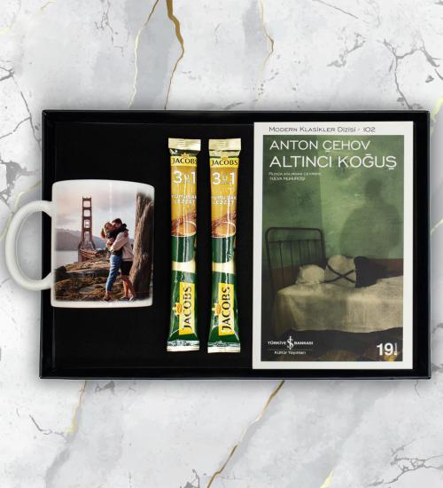 Anton Çehov Altıncı Koğuş Kitap&Kişiye Özel Kupa ve Kahve Hediye Seti